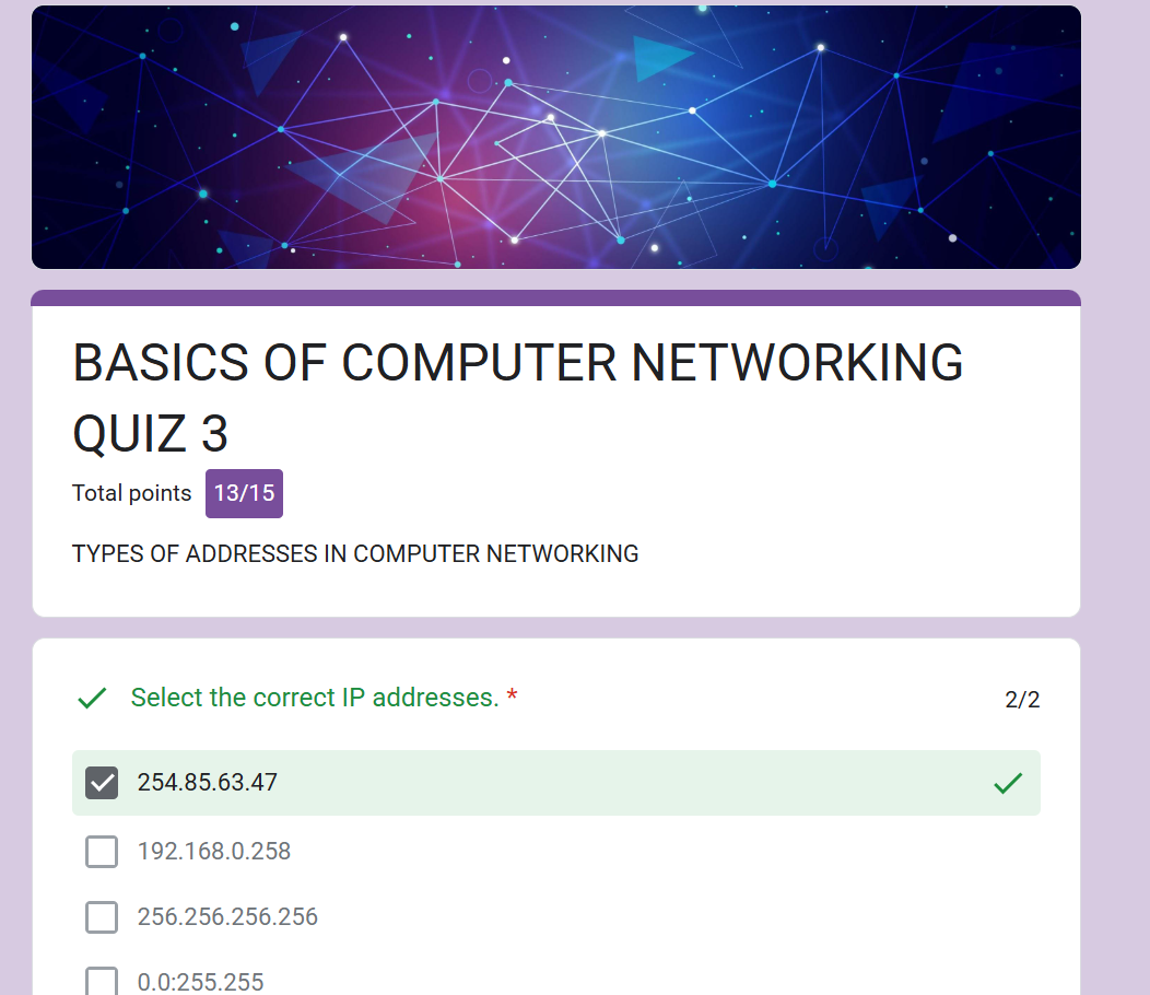 Completed Quizzes - image 1 - student project
