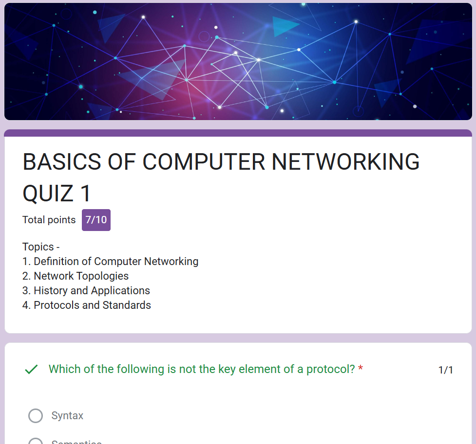 Completed Quizzes - image 3 - student project
