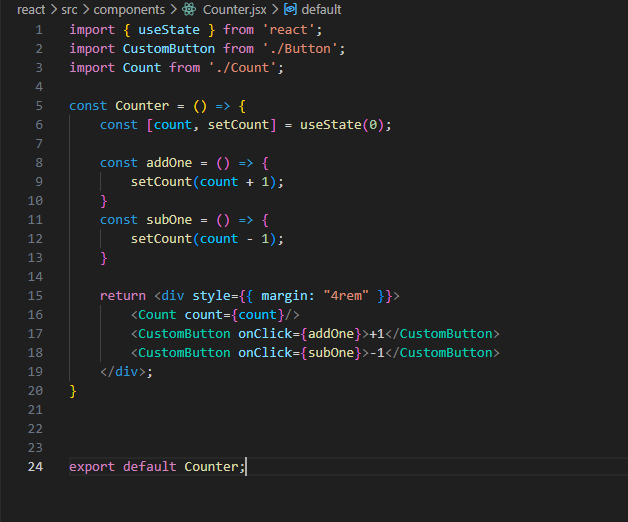 React Counter - image 2 - student project