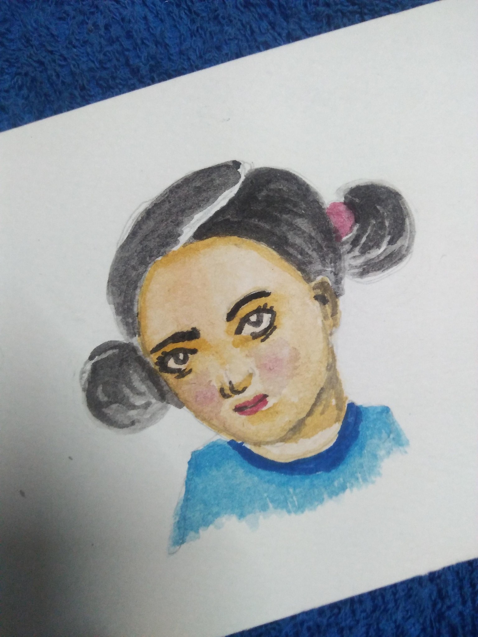 Watercolor avatar - image 1 - student project