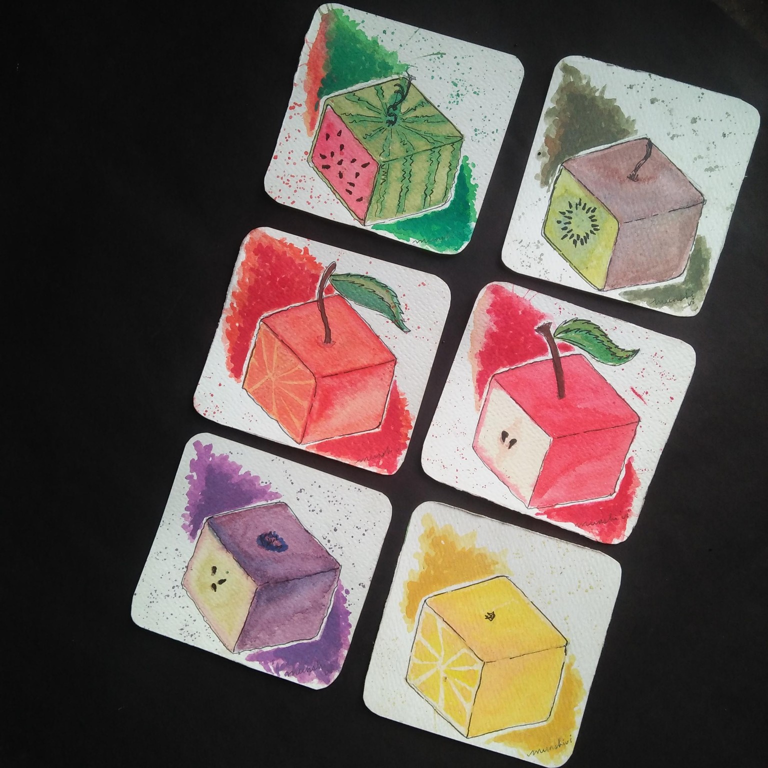 Isometric fruits - image 1 - student project