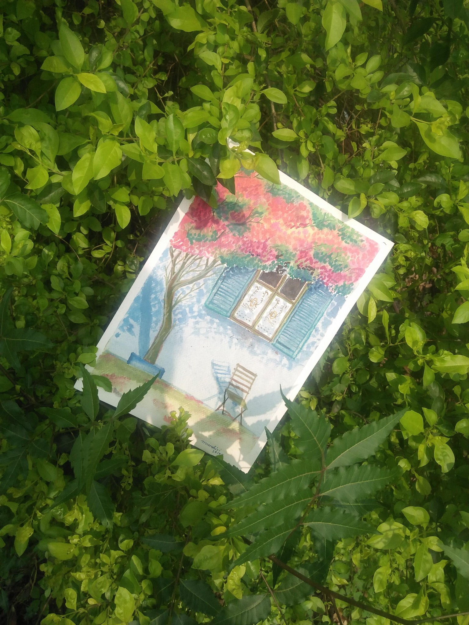 Watercolor urban landscape - image 2 - student project