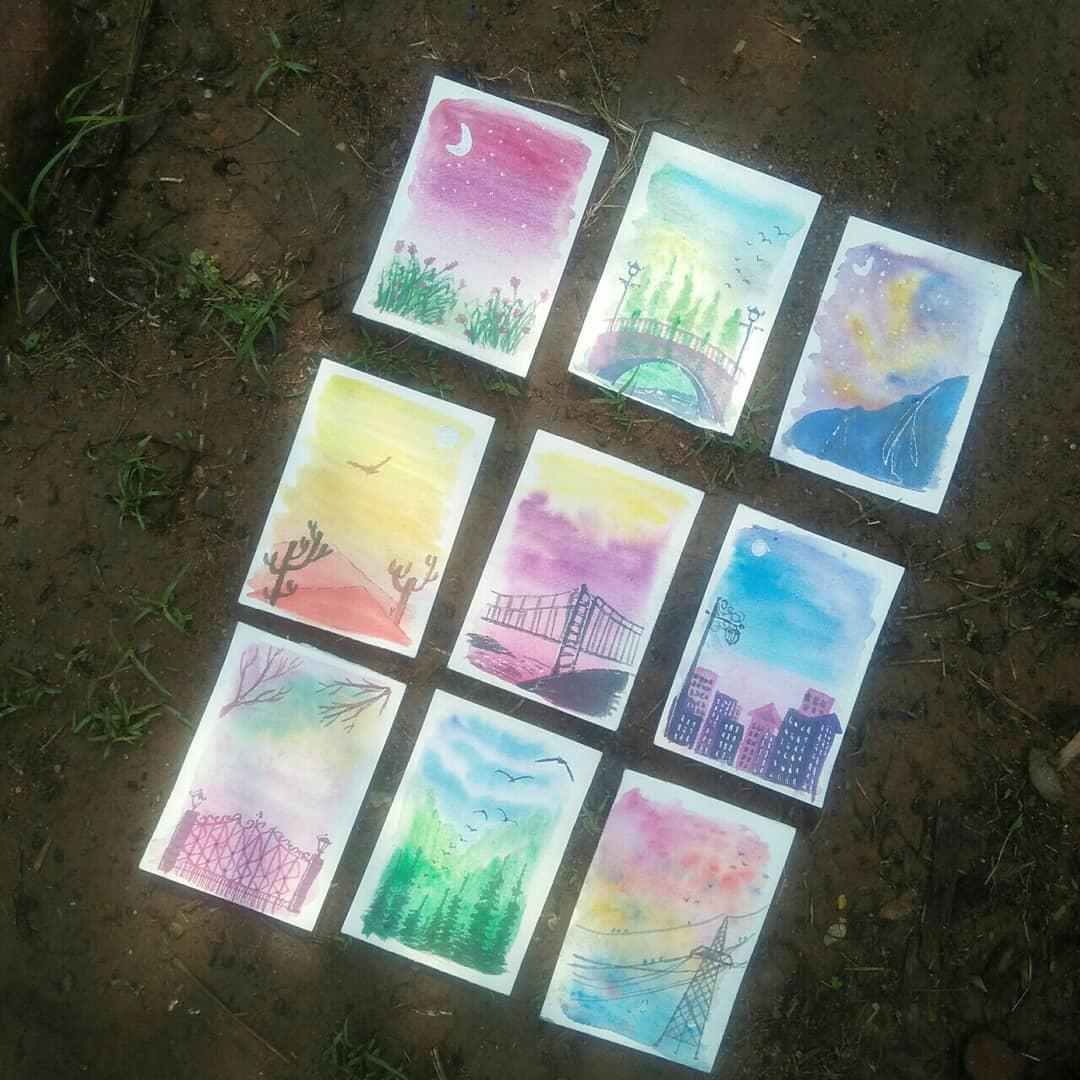 Mini paintings - image 1 - student project