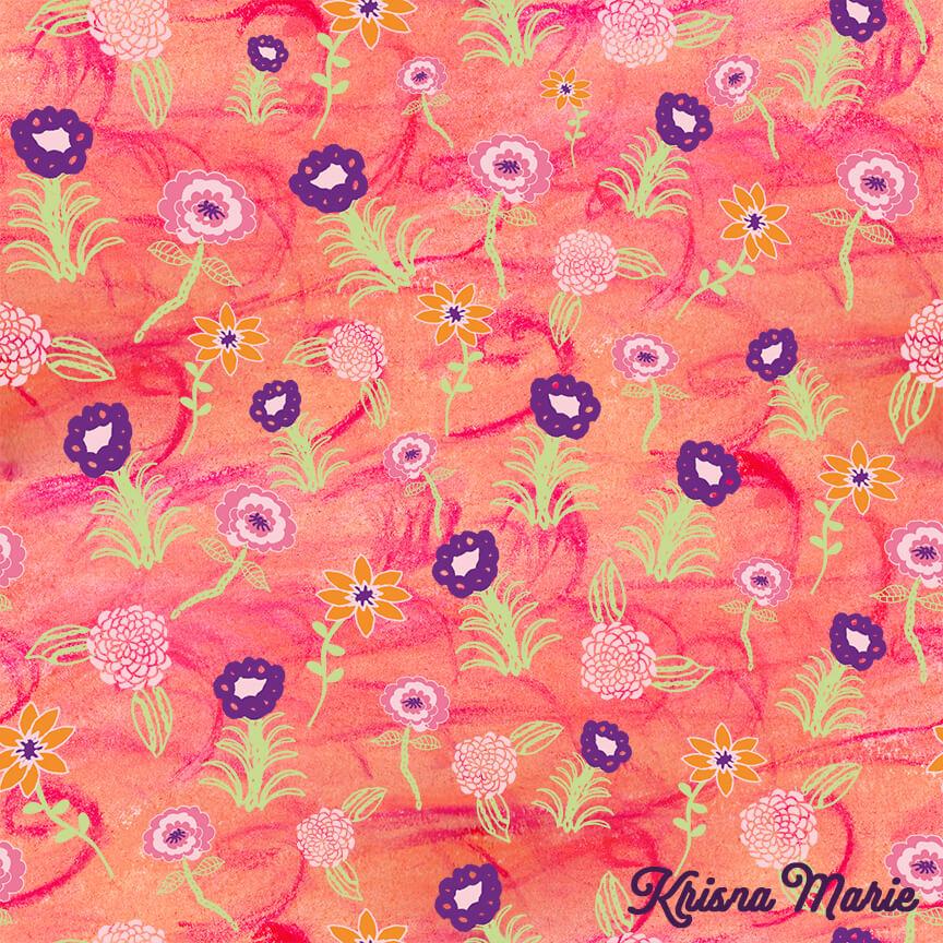 Krisna Marie Tossed Flowers - image 2 - student project