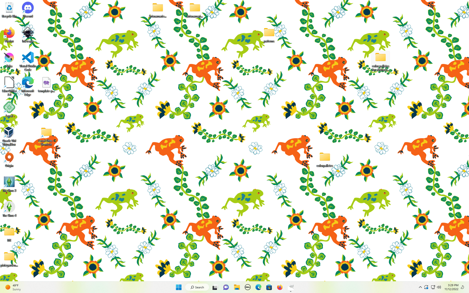 Frogs, leaves and Flowers - image 1 - student project