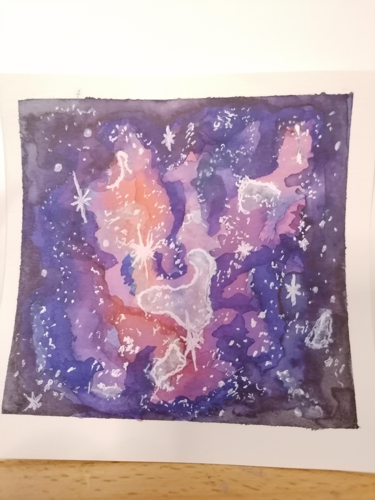 Watercolour Galaxy - image 1 - student project
