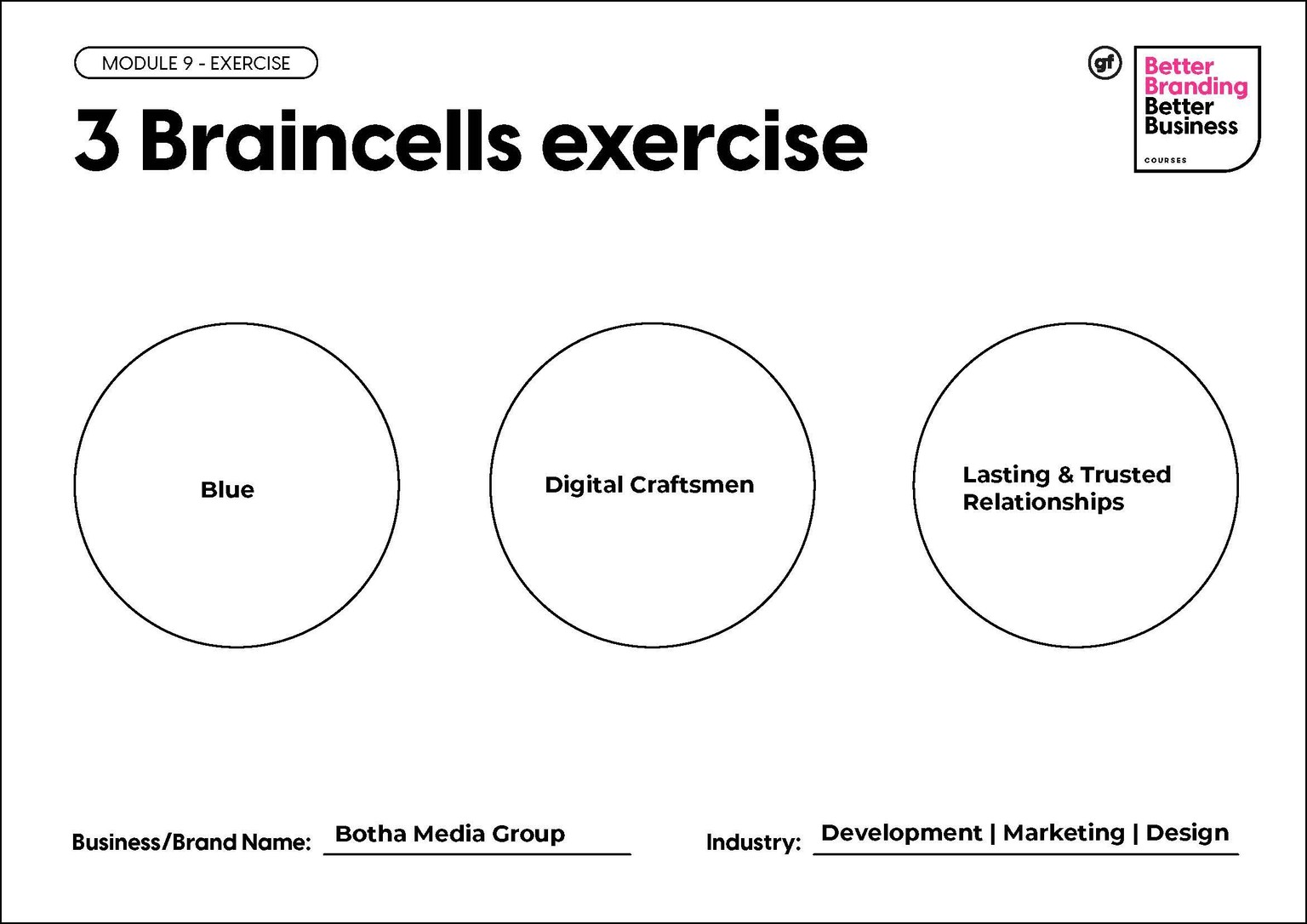Botha Media Group BMG 3Braincells_Project - image 1 - student project