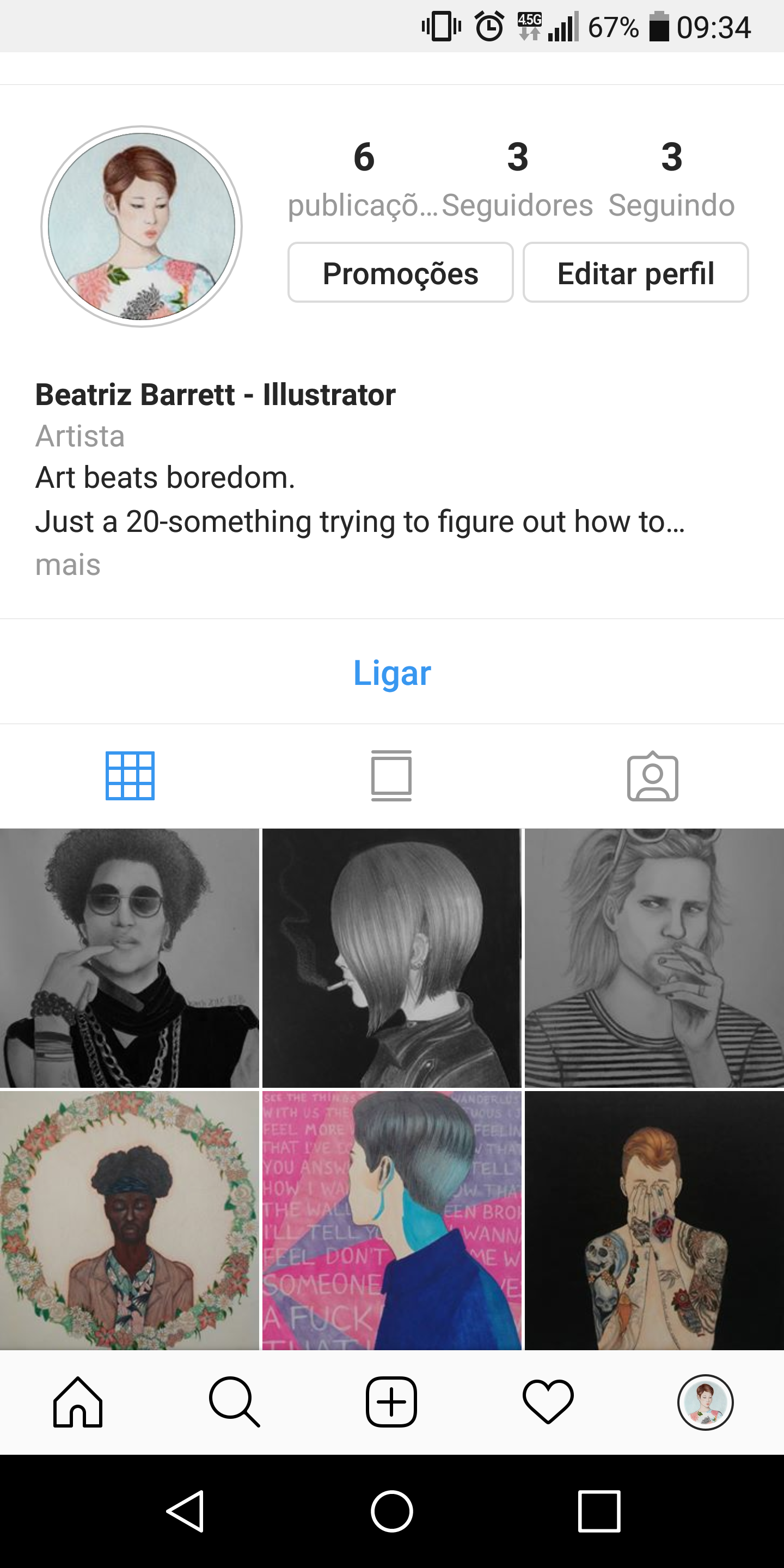 @biabarrett, new instagram art account! - image 1 - student project