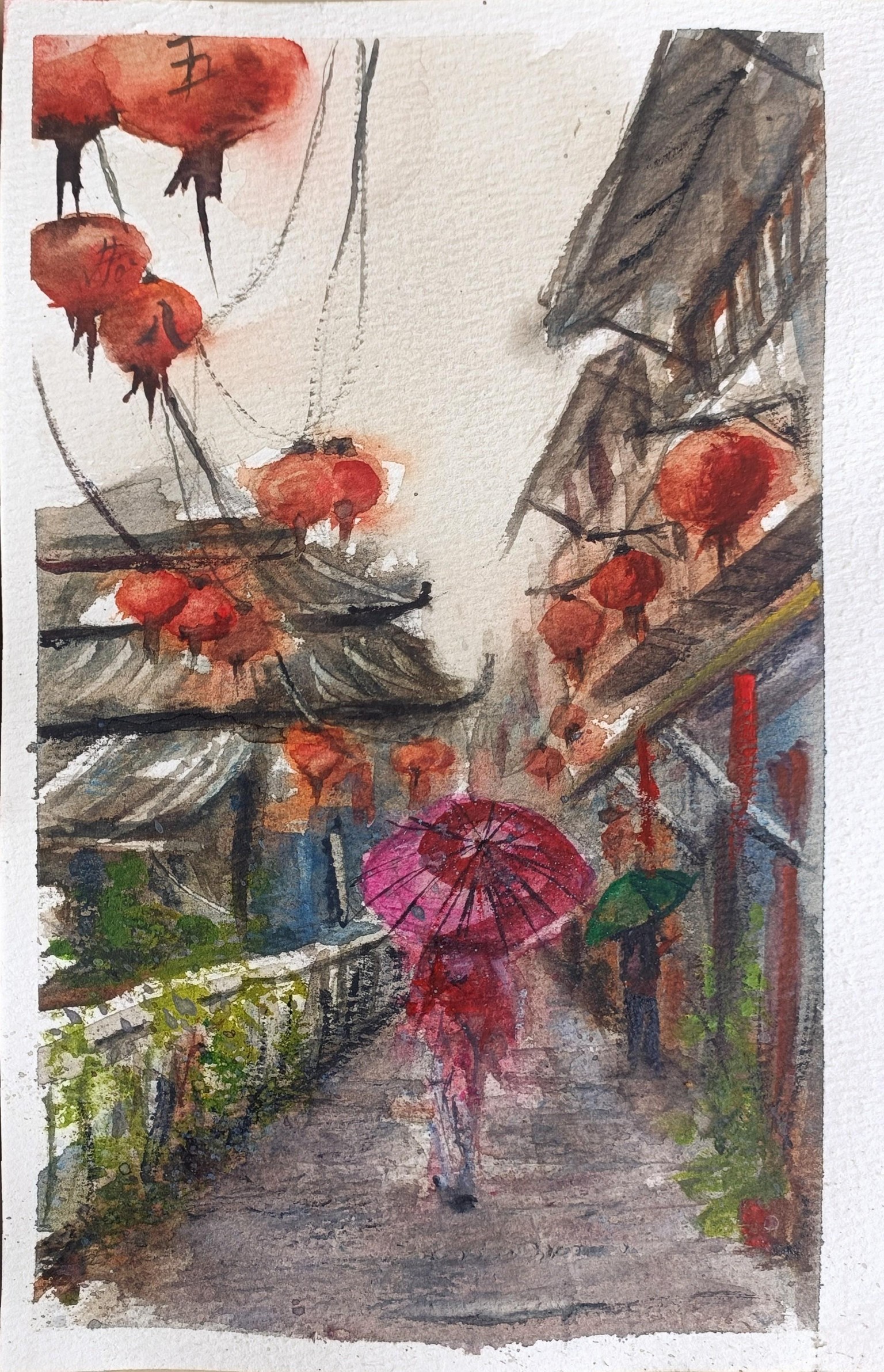 Lanterns on a street in Taiwan - image 1 - student project