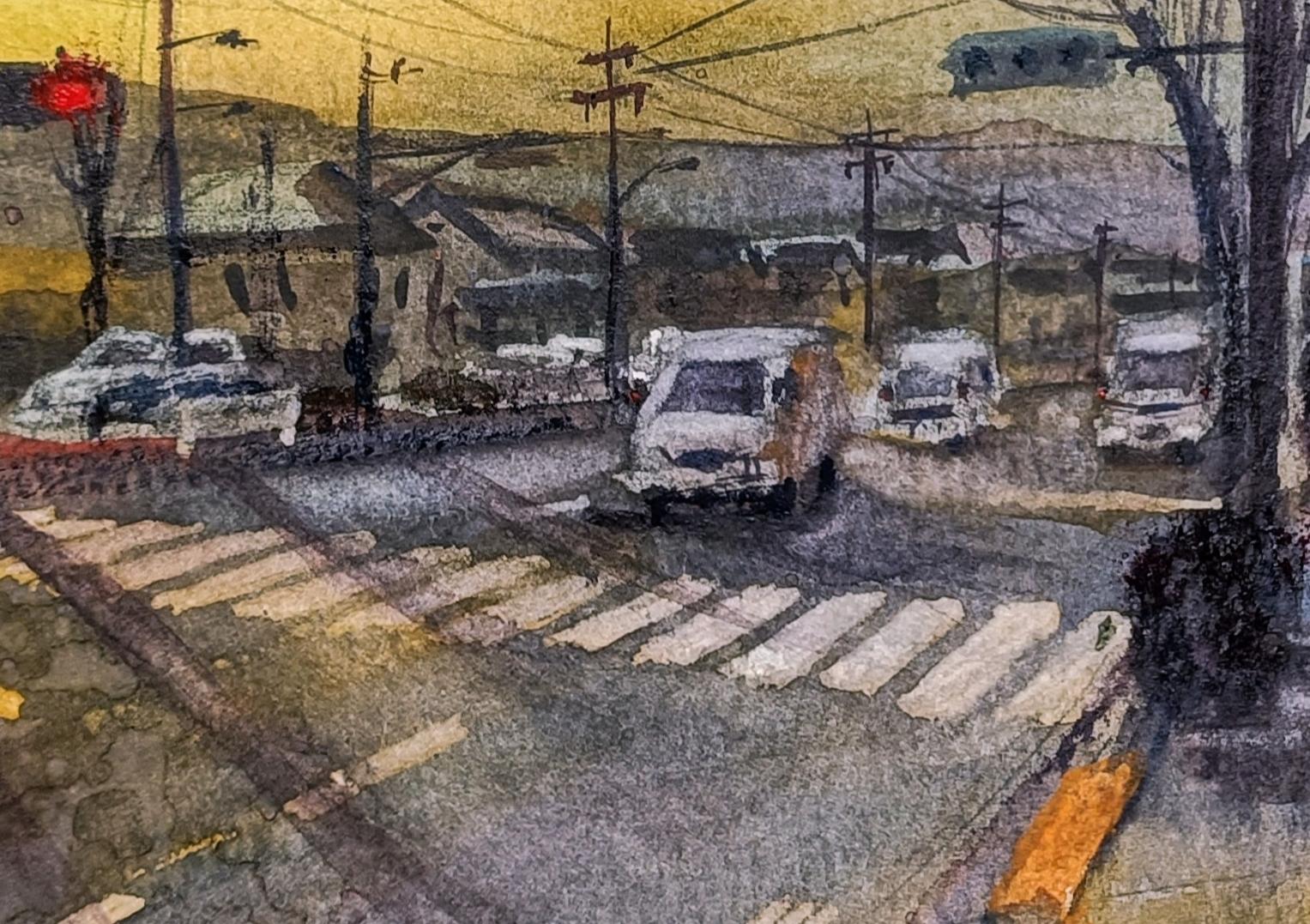 Sunset light in the town - image 2 - student project