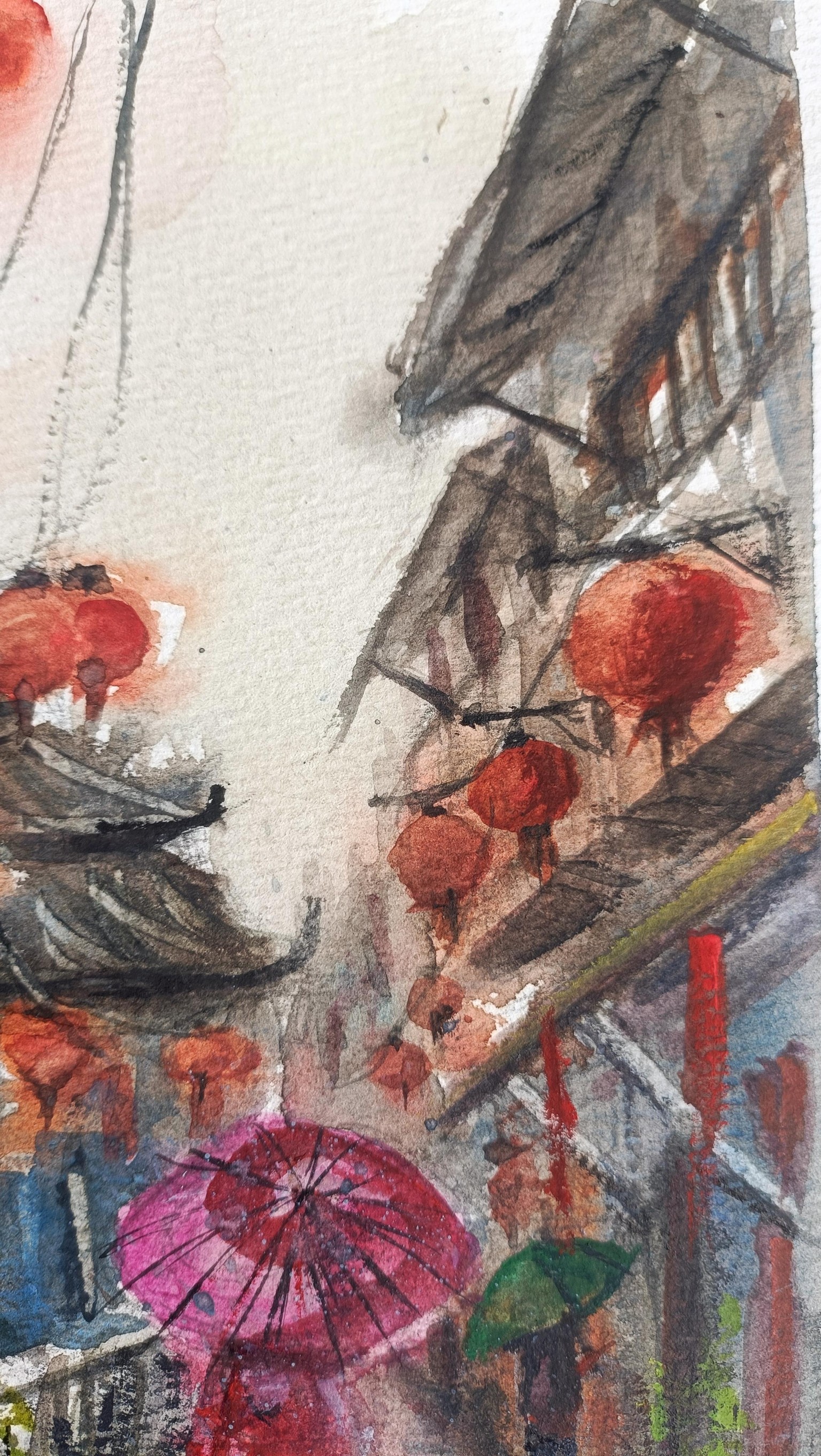 Lanterns on a street in Taiwan - image 4 - student project