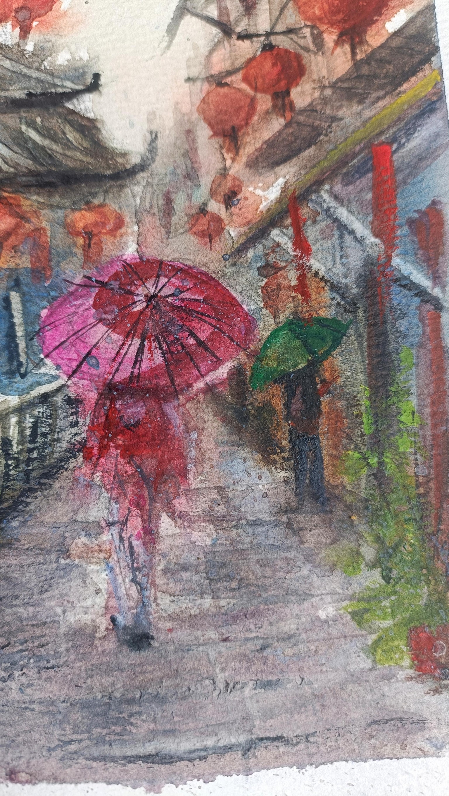 Lanterns on a street in Taiwan - image 2 - student project