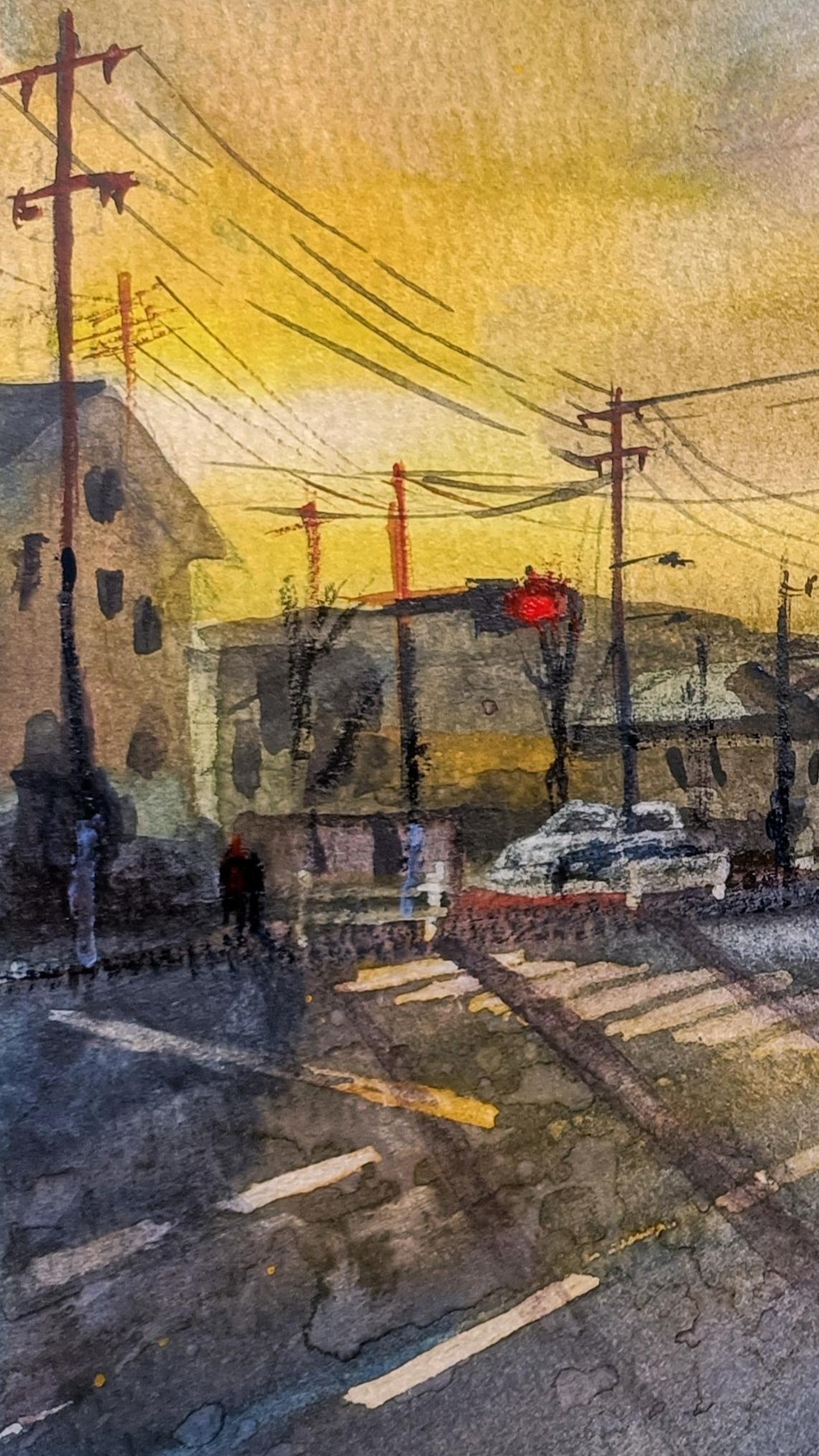Sunset light in the town - image 3 - student project
