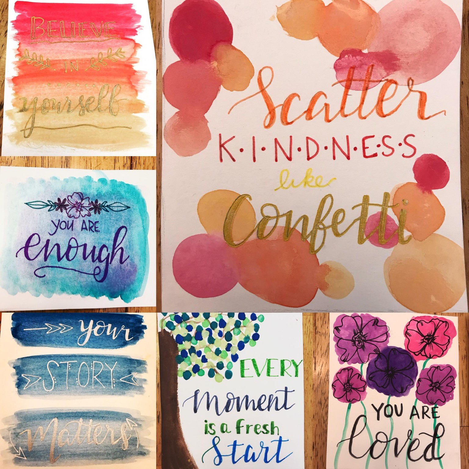 Lettering Backgrounds - image 1 - student project