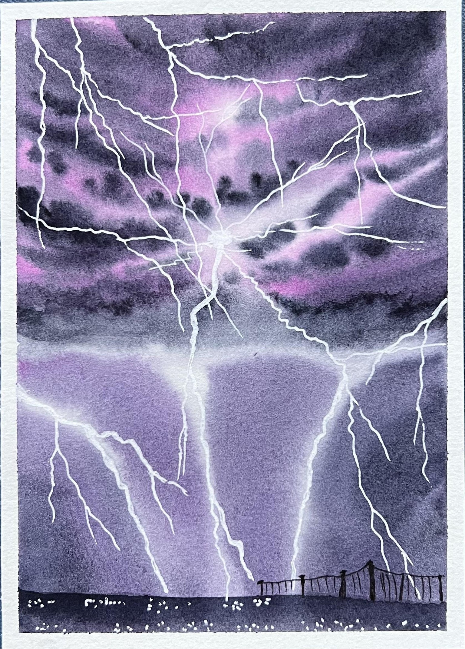 Thunderstorm and lightning - image 2 - student project