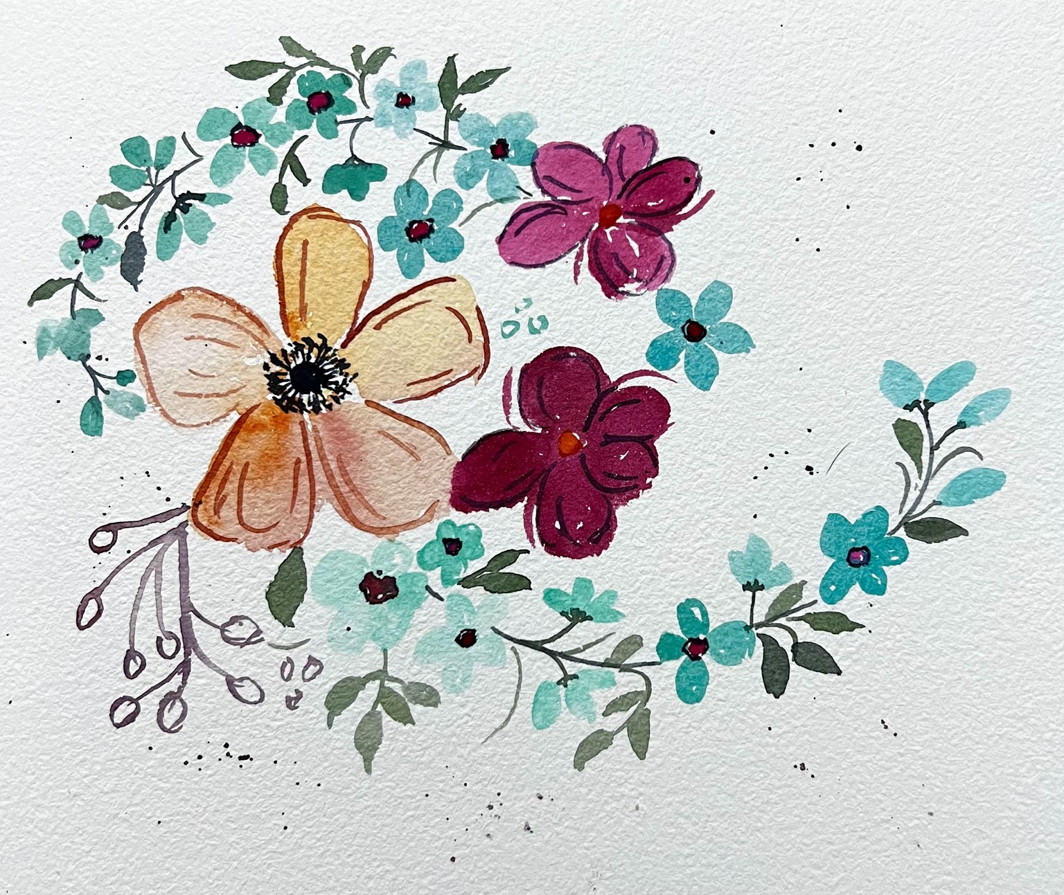 Pastel florals - image 1 - student project