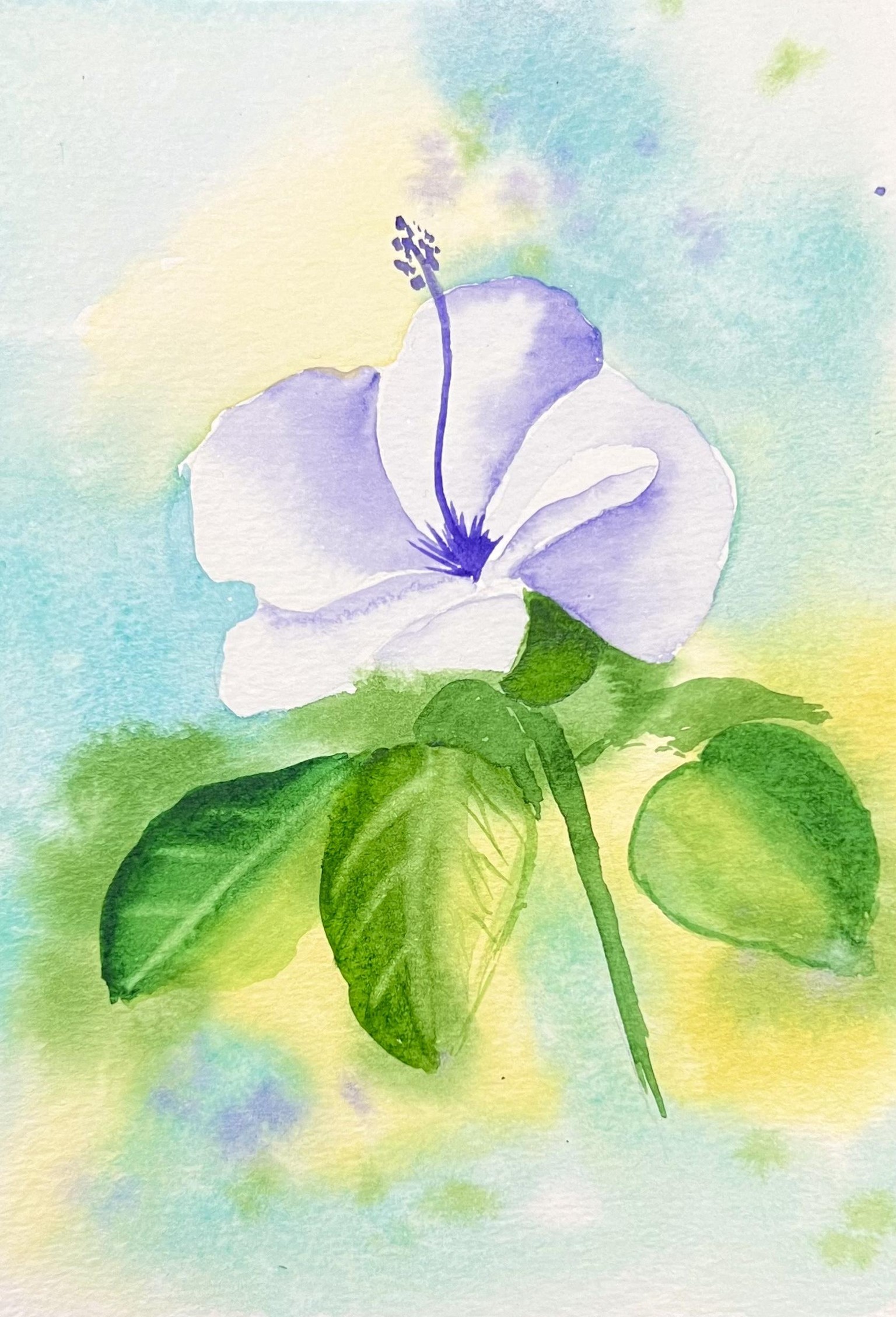 Dreamy floral painting - image 3 - student project
