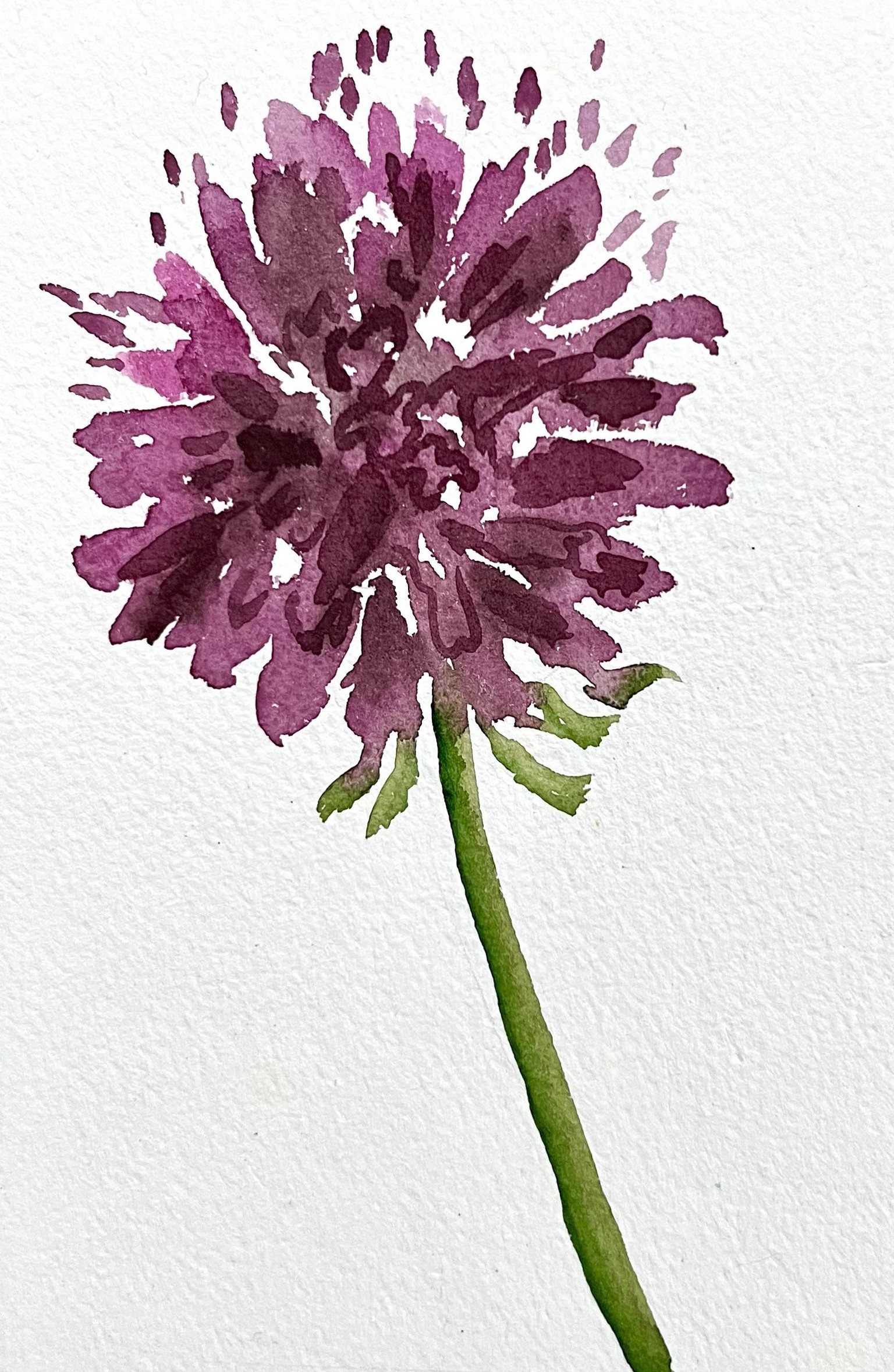 Loose but precise watercolor florals - image 1 - student project