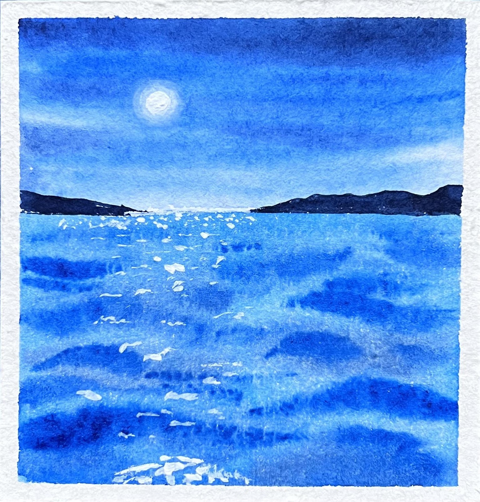 Watercolour seascapes - image 14 - student project