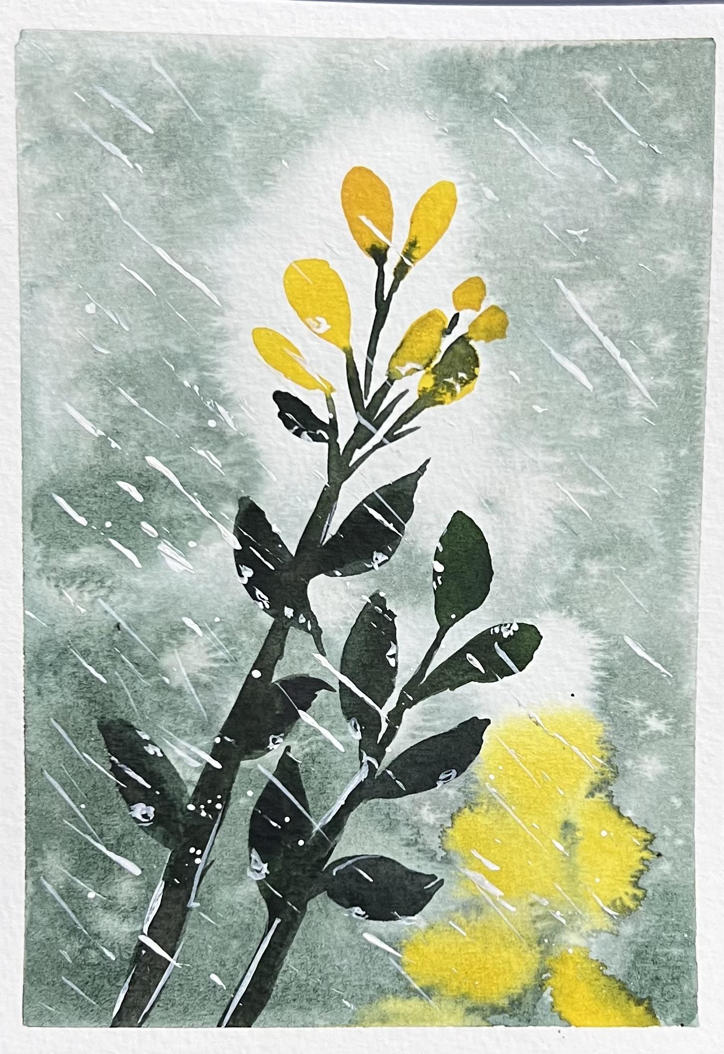 Watercolor rainfall - image 2 - student project