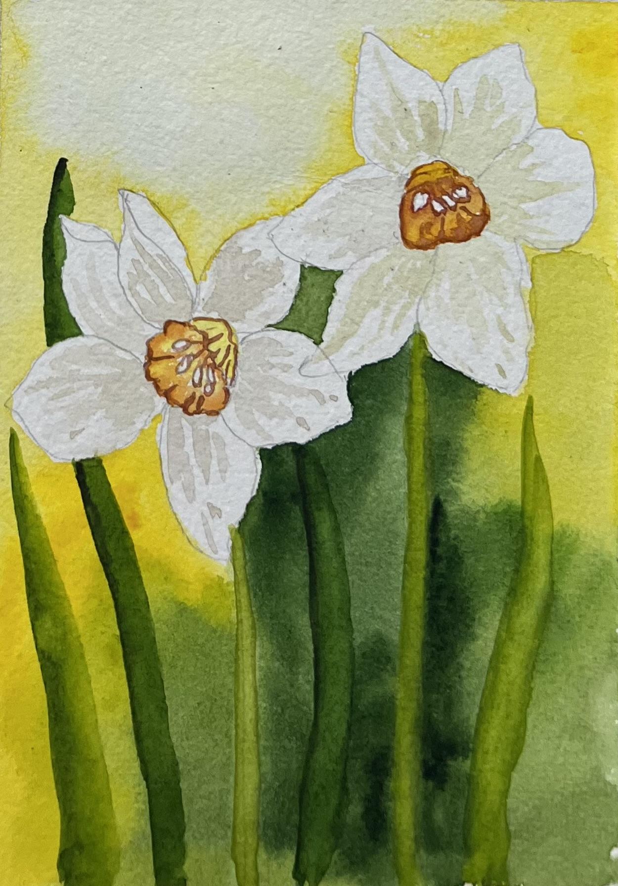 A-Z Water colour florals - image 16 - student project