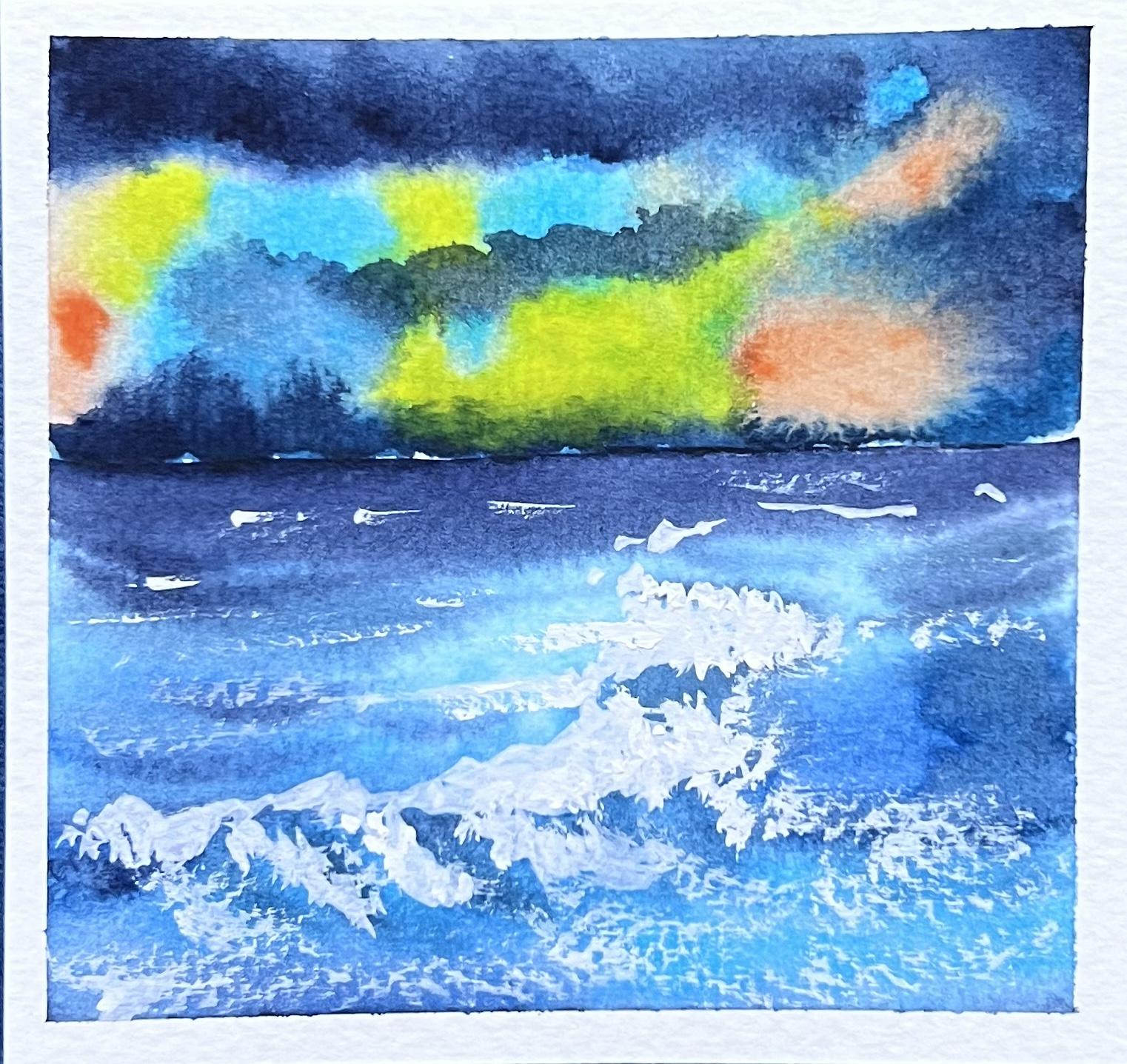 Watercolour seascapes - image 7 - student project