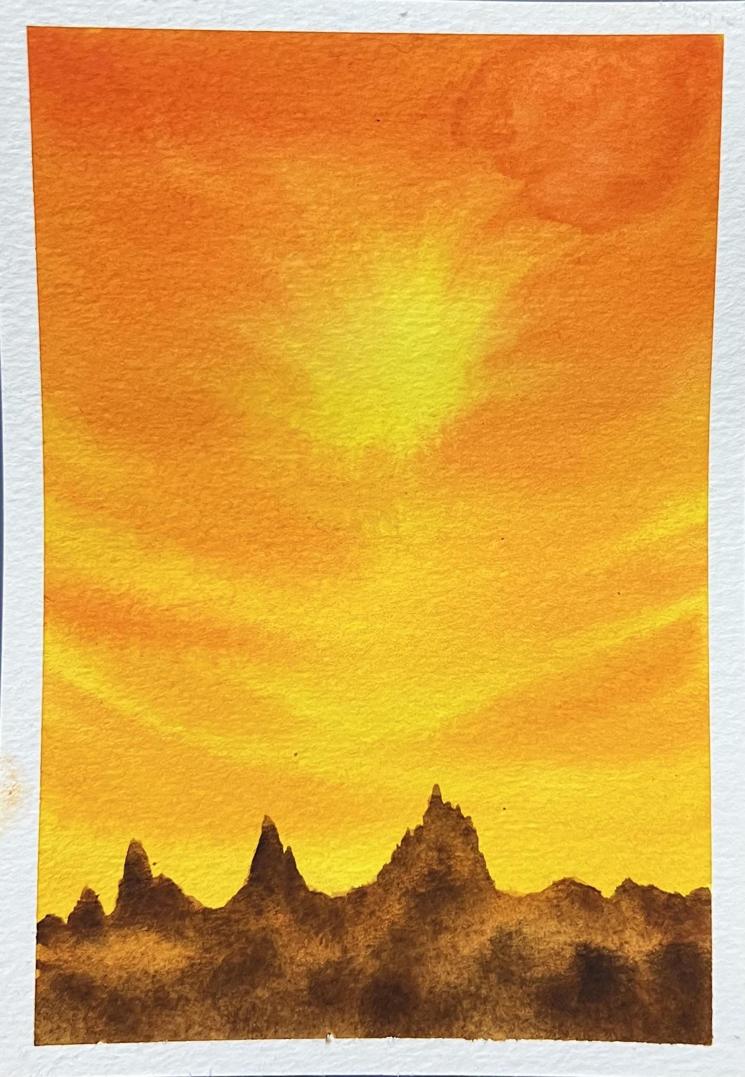 Watercolour skies - image 3 - student project