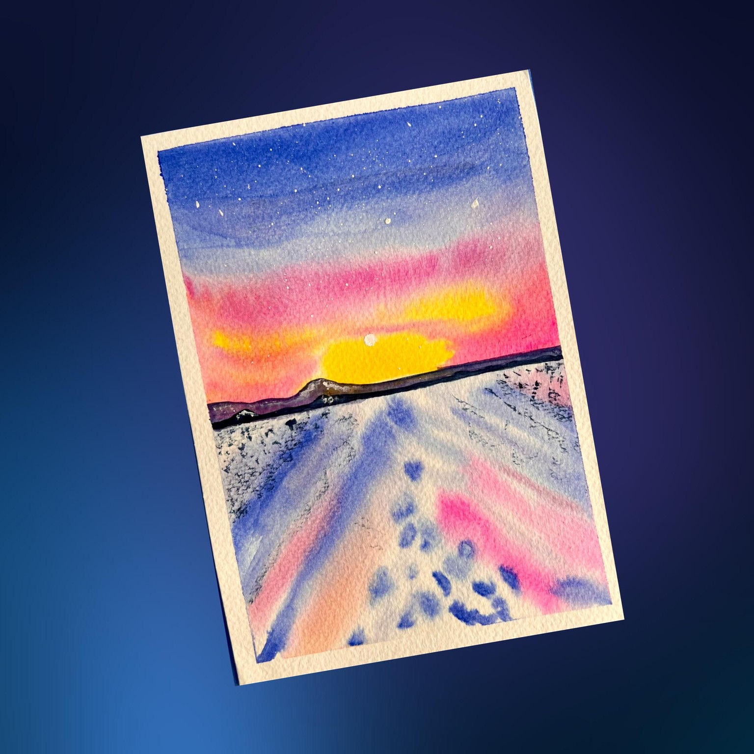 Simple expressive pastel skies - image 1 - student project
