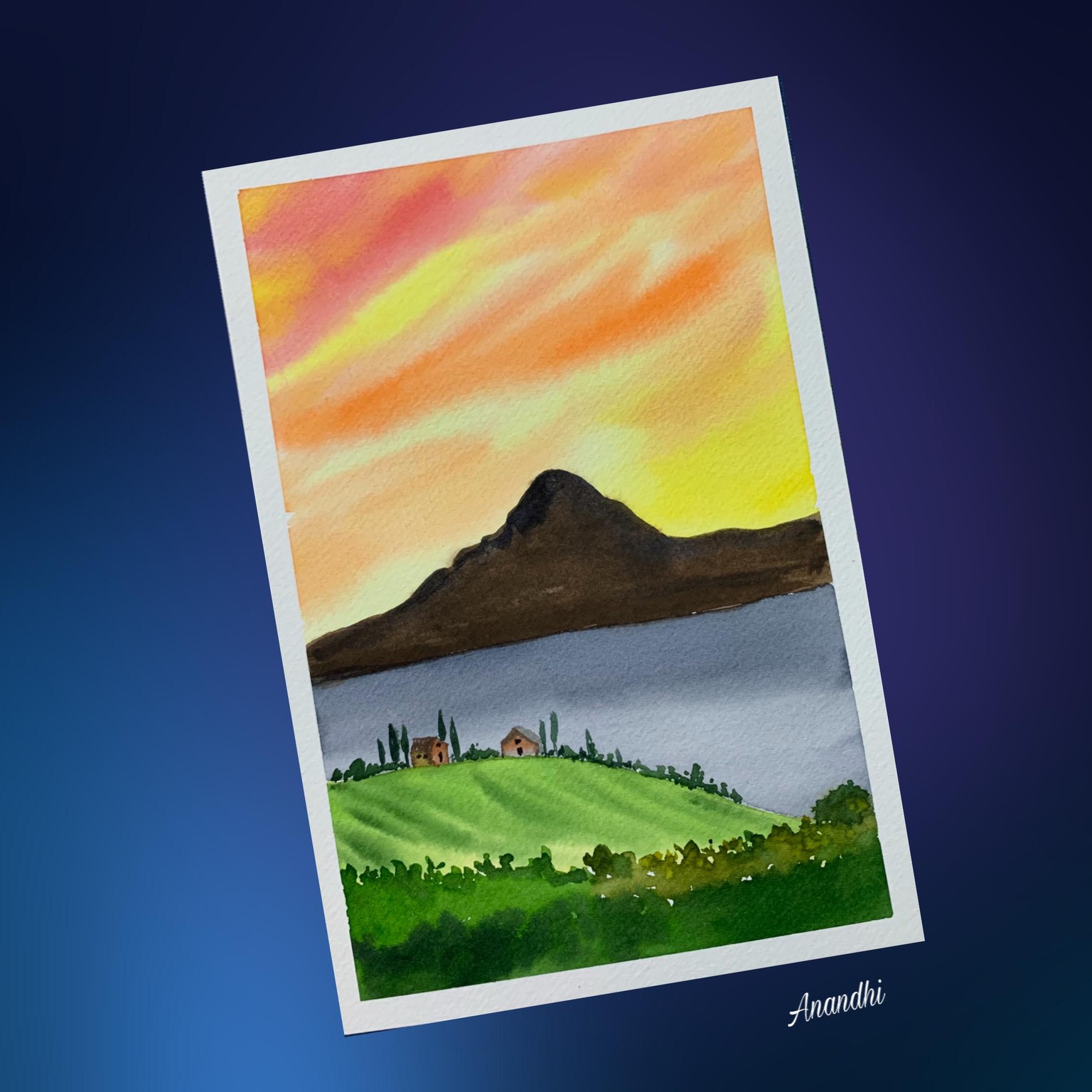 Simple expressive pastel skies - image 2 - student project
