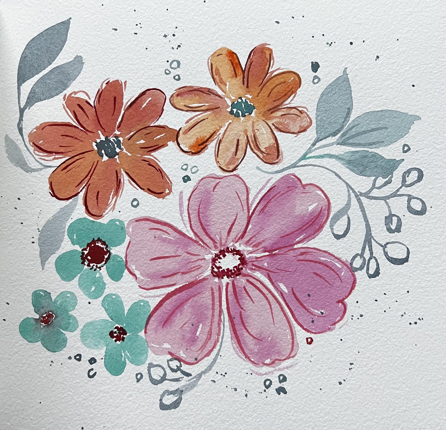 Pastel florals - image 5 - student project