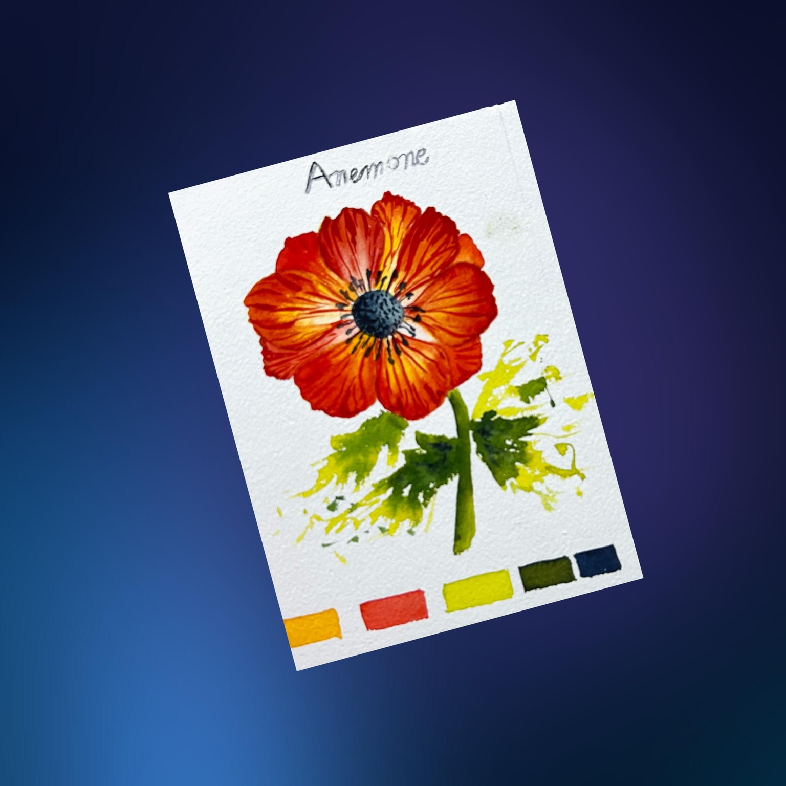 A-Z Water colour florals - image 22 - student project