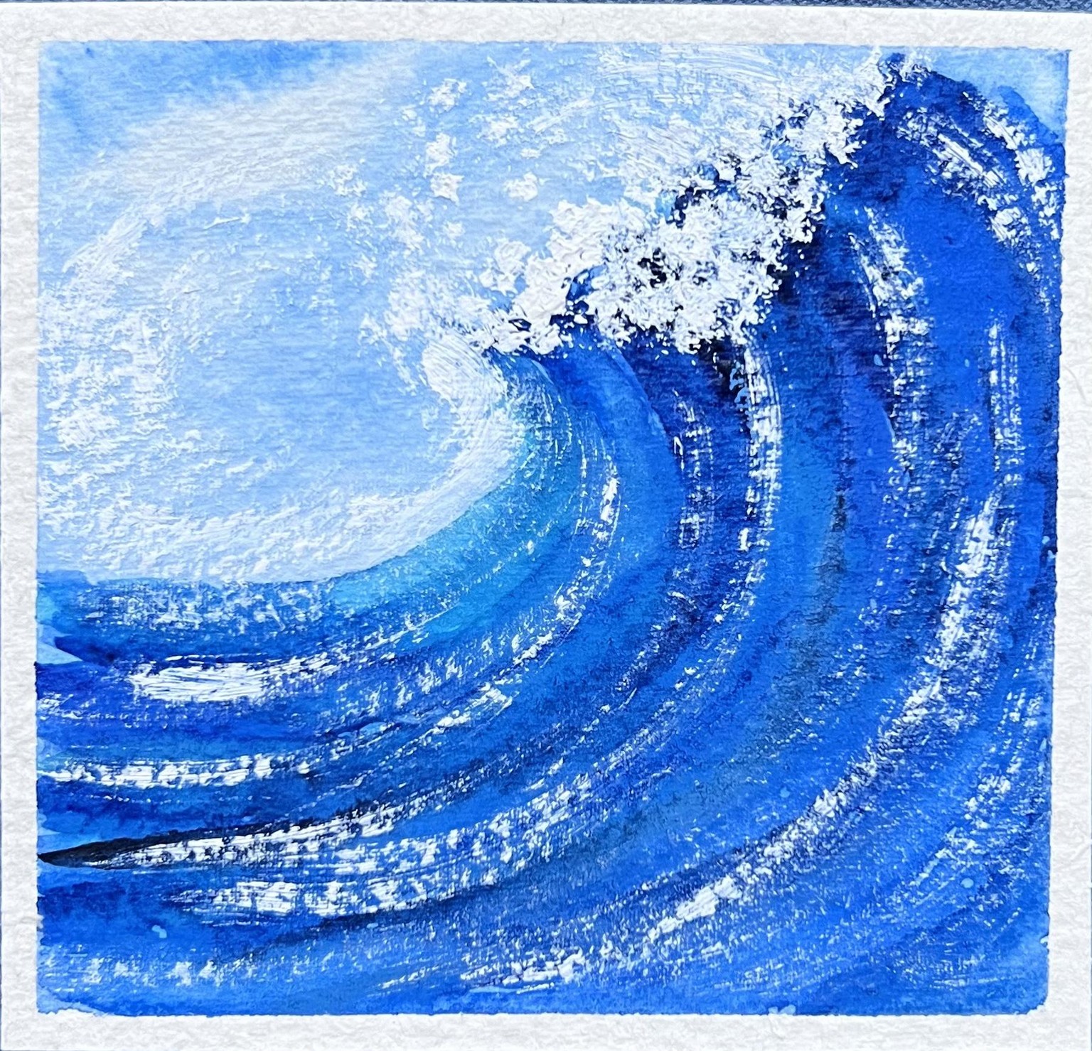 Watercolour seascapes - image 15 - student project