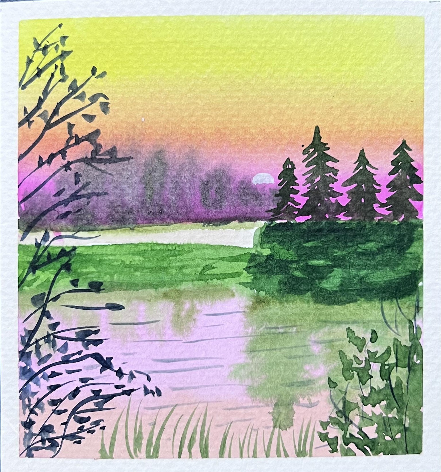 Watercolour seascapes - image 5 - student project