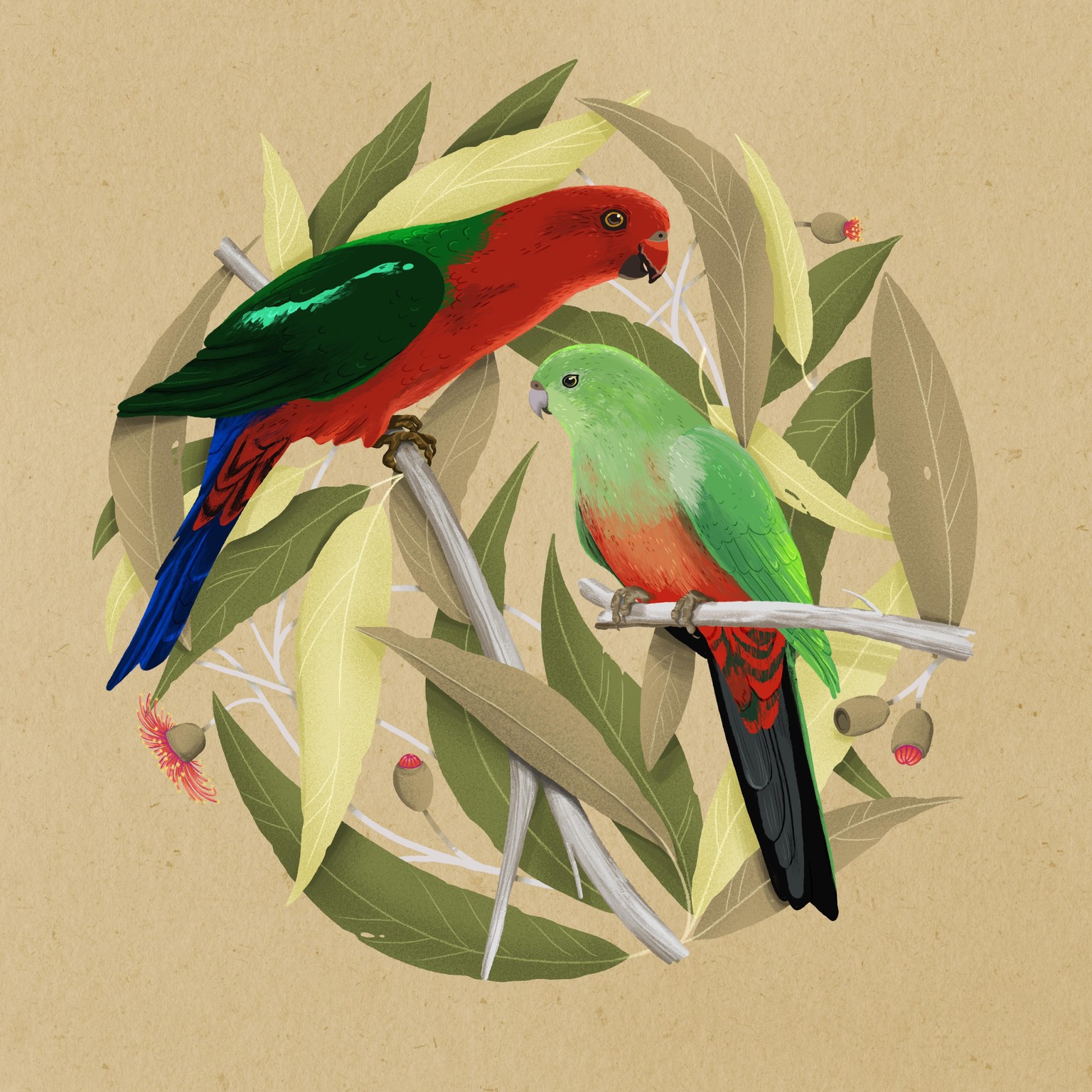 I think I’m in love with this style! Three pet portraits… - image 3 - student project