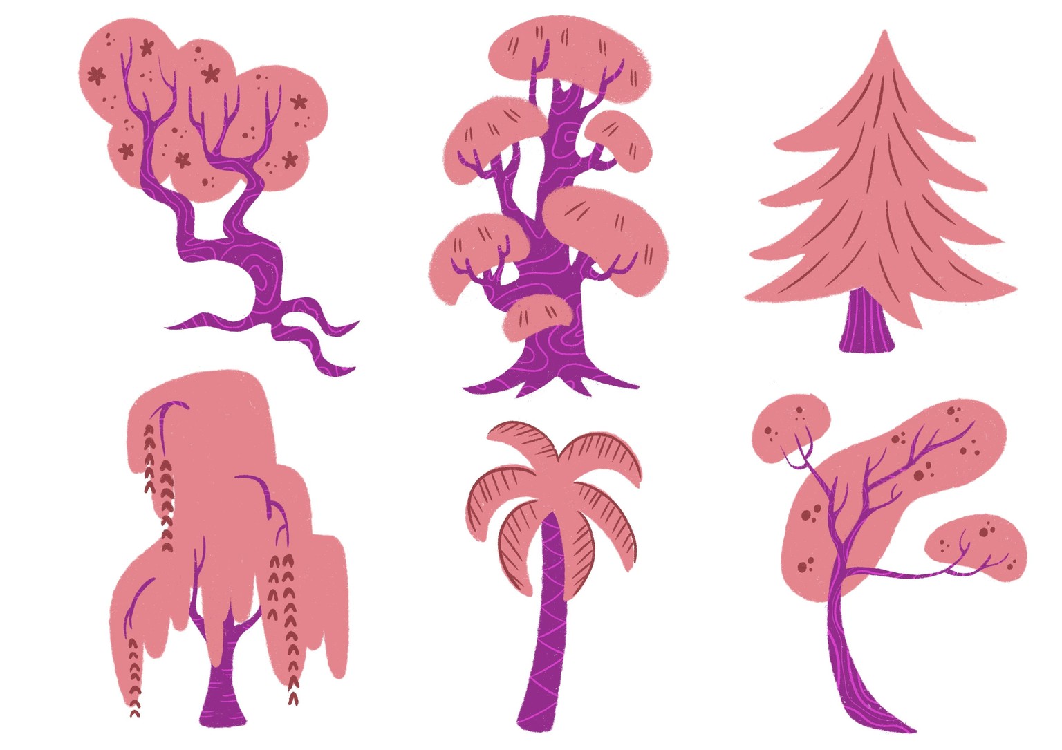 Whimsical Trees - image 2 - student project
