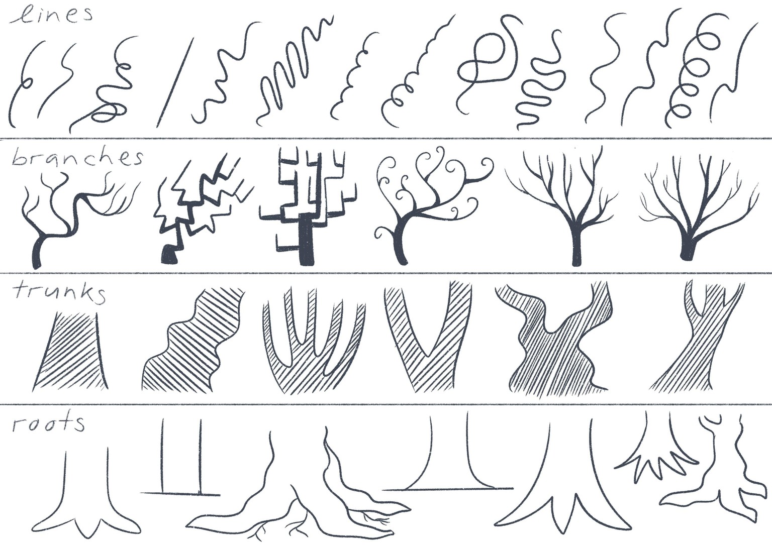 Whimsical Trees - image 1 - student project