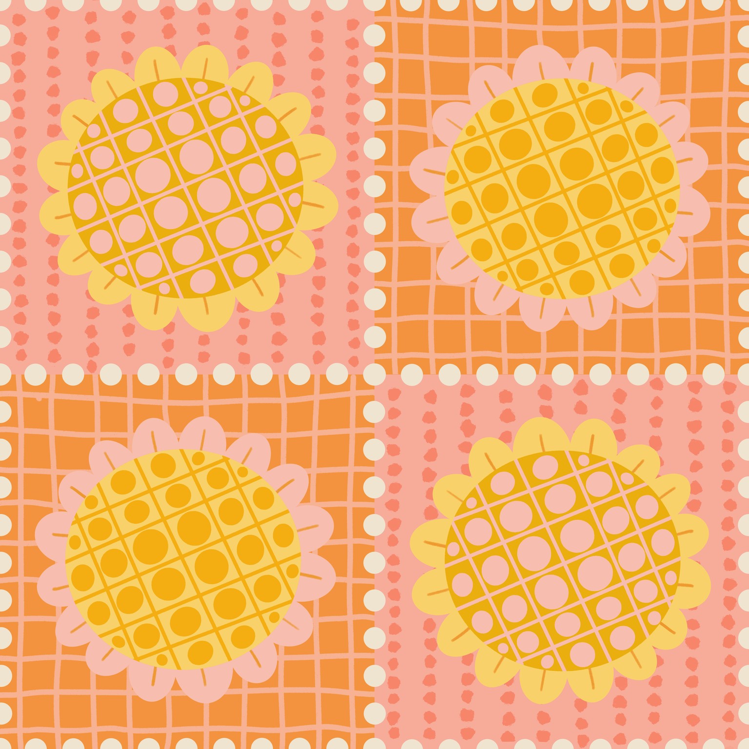 Strawberry checker and sunflower checker - image 1 - student project