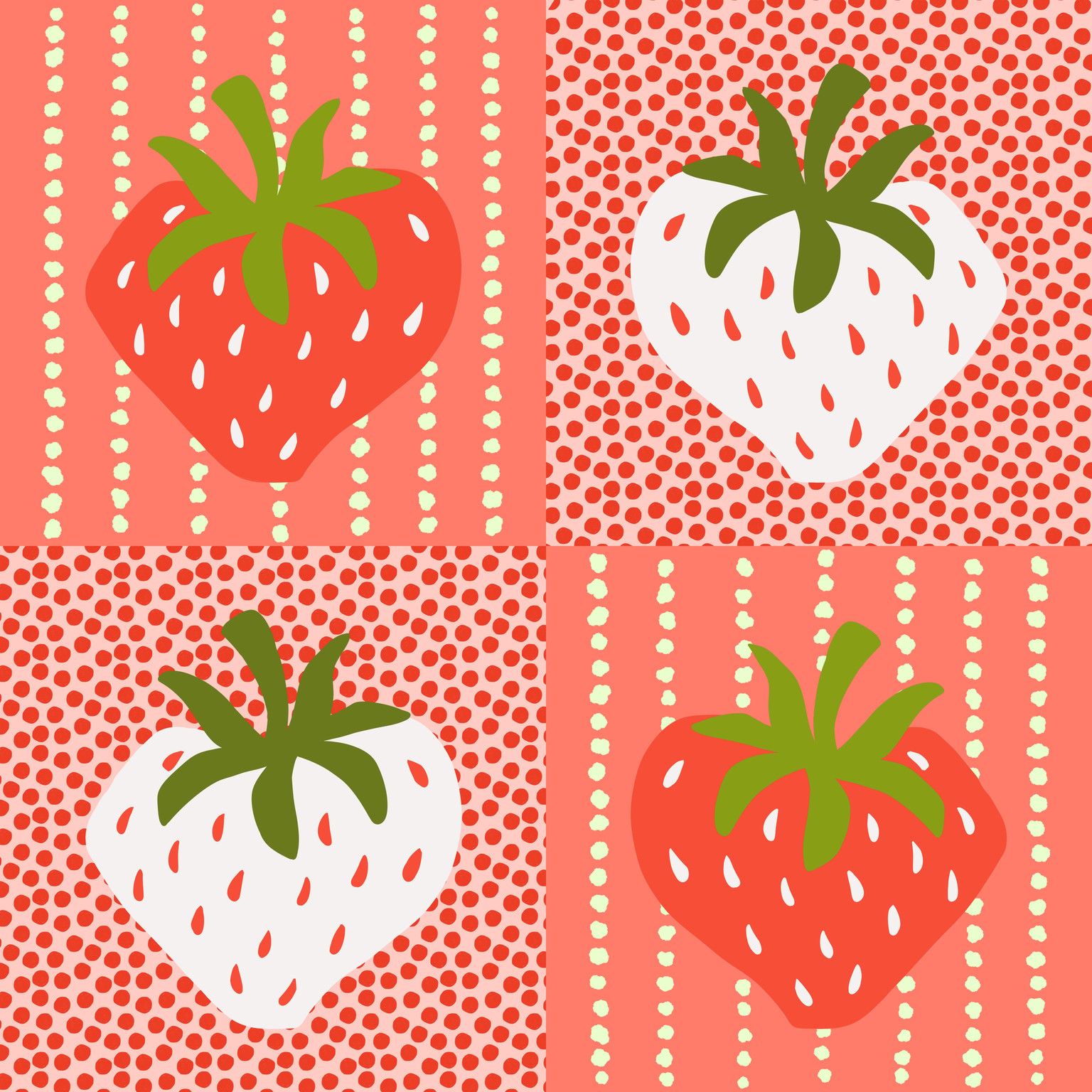 Strawberry checker and sunflower checker - image 2 - student project