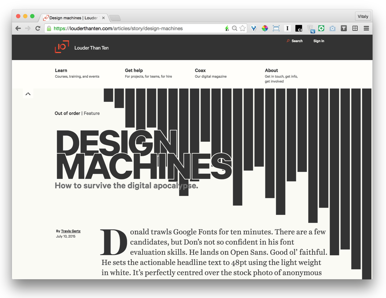 Design Machines - image 1 - student project