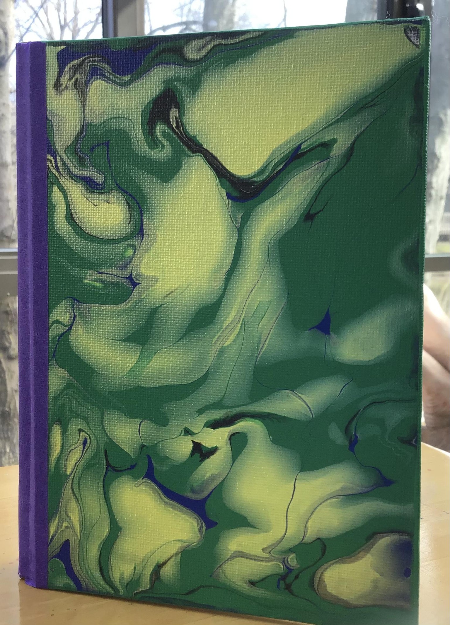 Binding small paintings for notebooks - image 3 - student project