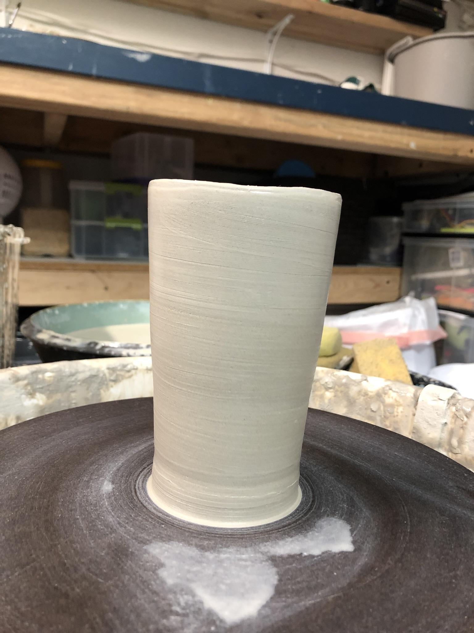 Cylinder on a pottery wheel - image 1 - student project