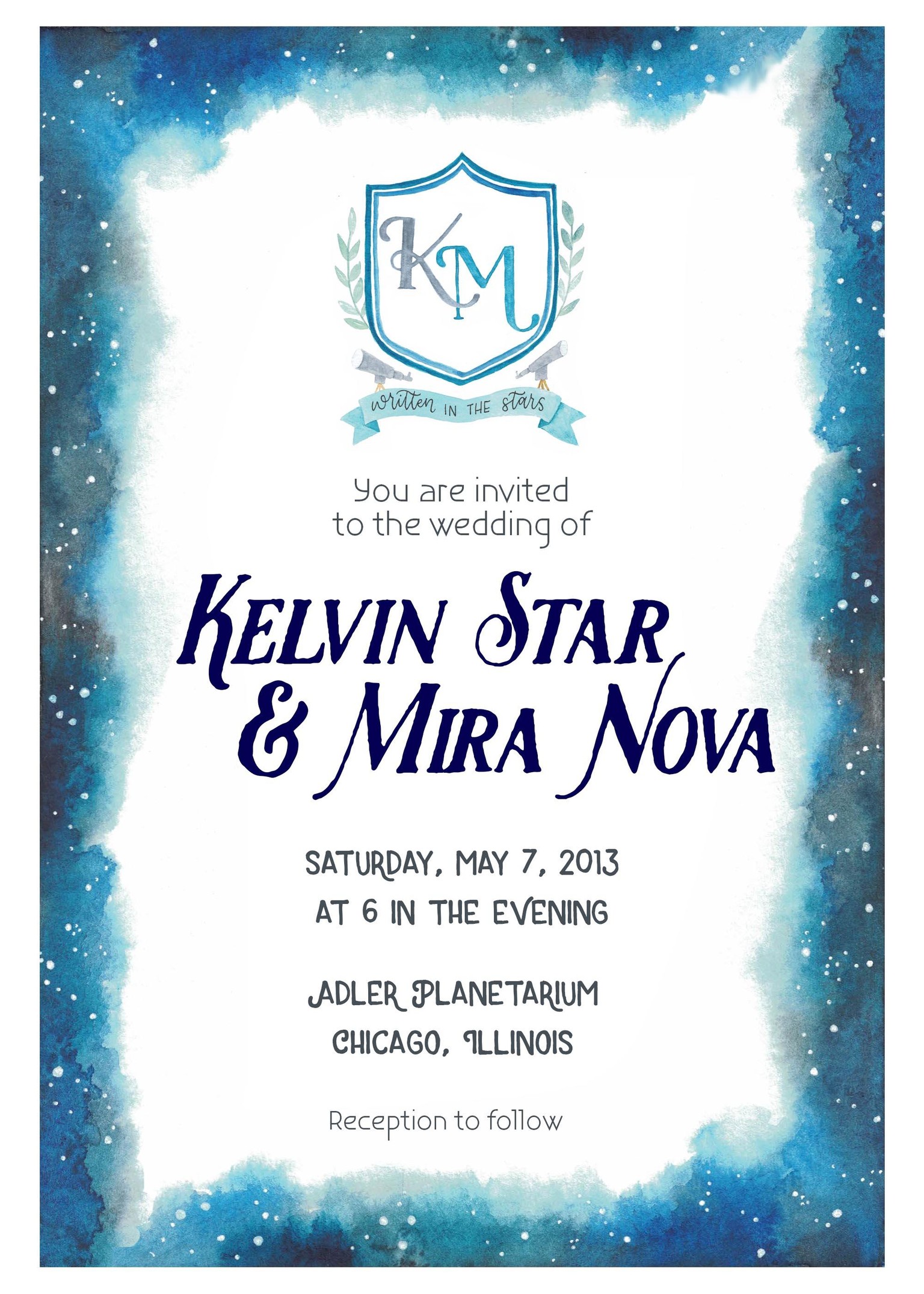 Written in the Stars - Astronomy Wedding Suite - image 2 - student project