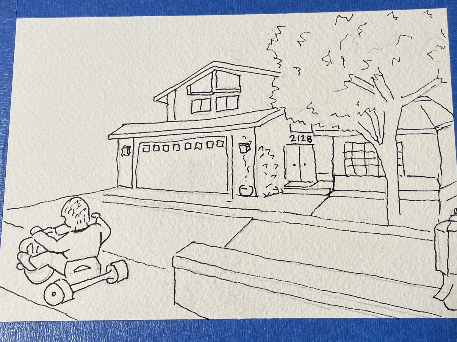 First House Watercolor - image 2 - student project