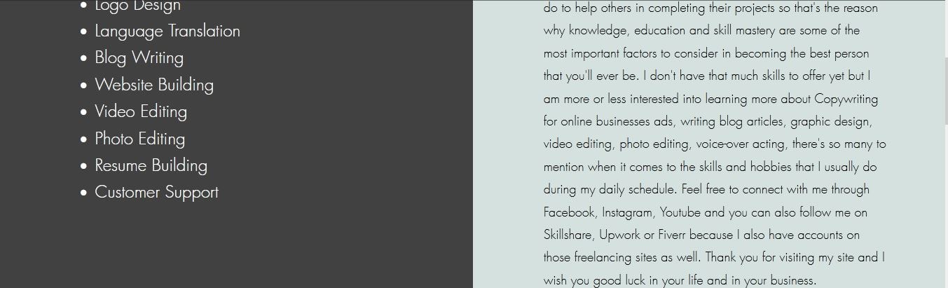 My Freelancing Website with some Portfolio Projects provided - image 4 - student project
