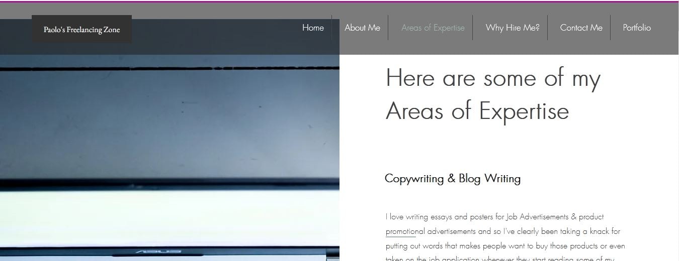 My Freelancing Website with some Portfolio Projects provided - image 10 - student project