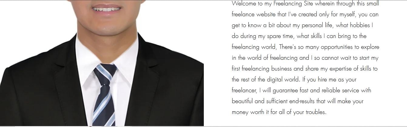 My Freelancing Website with some Portfolio Projects provided - image 2 - student project