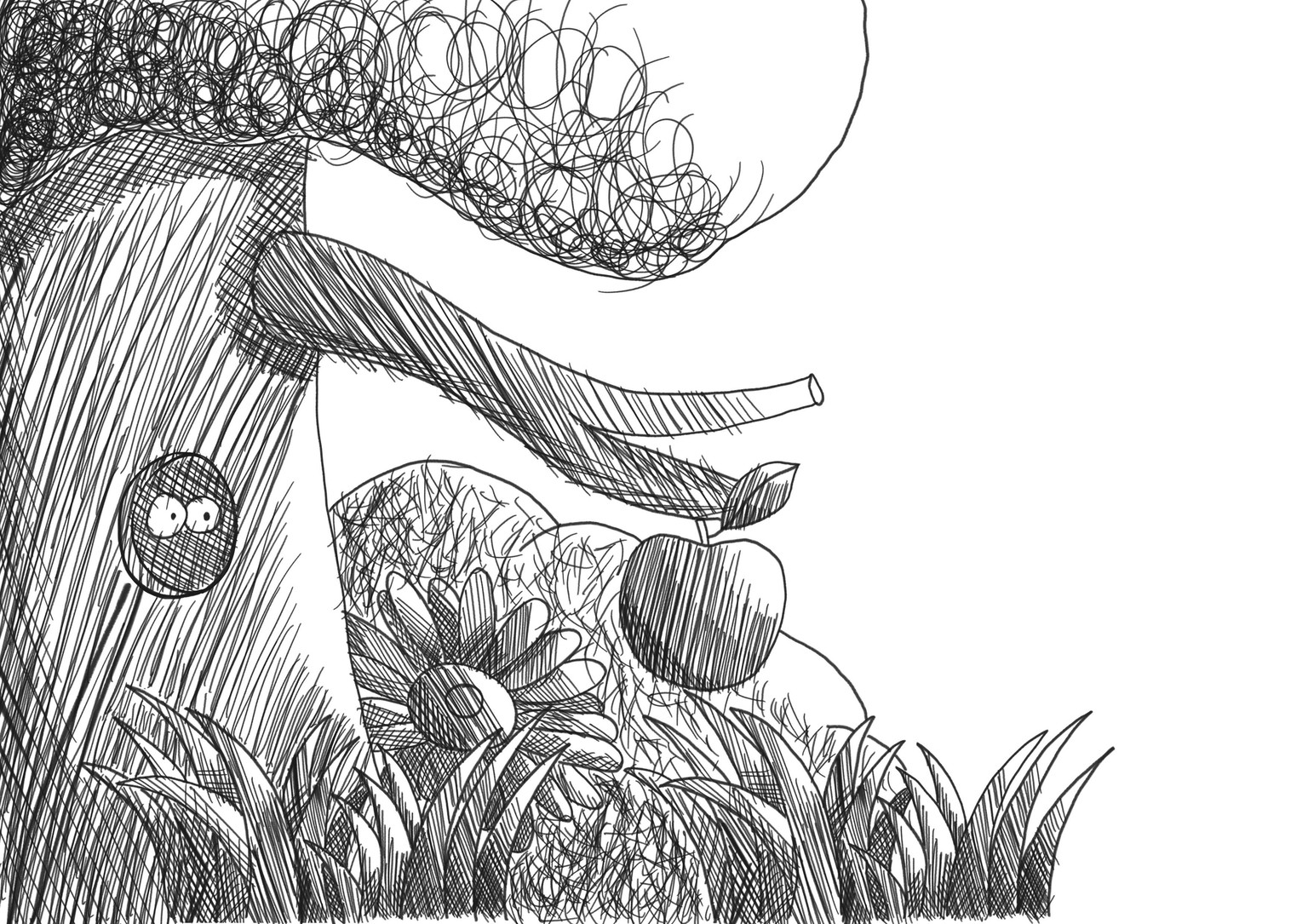 Starting with pen drawings - image 2 - student project