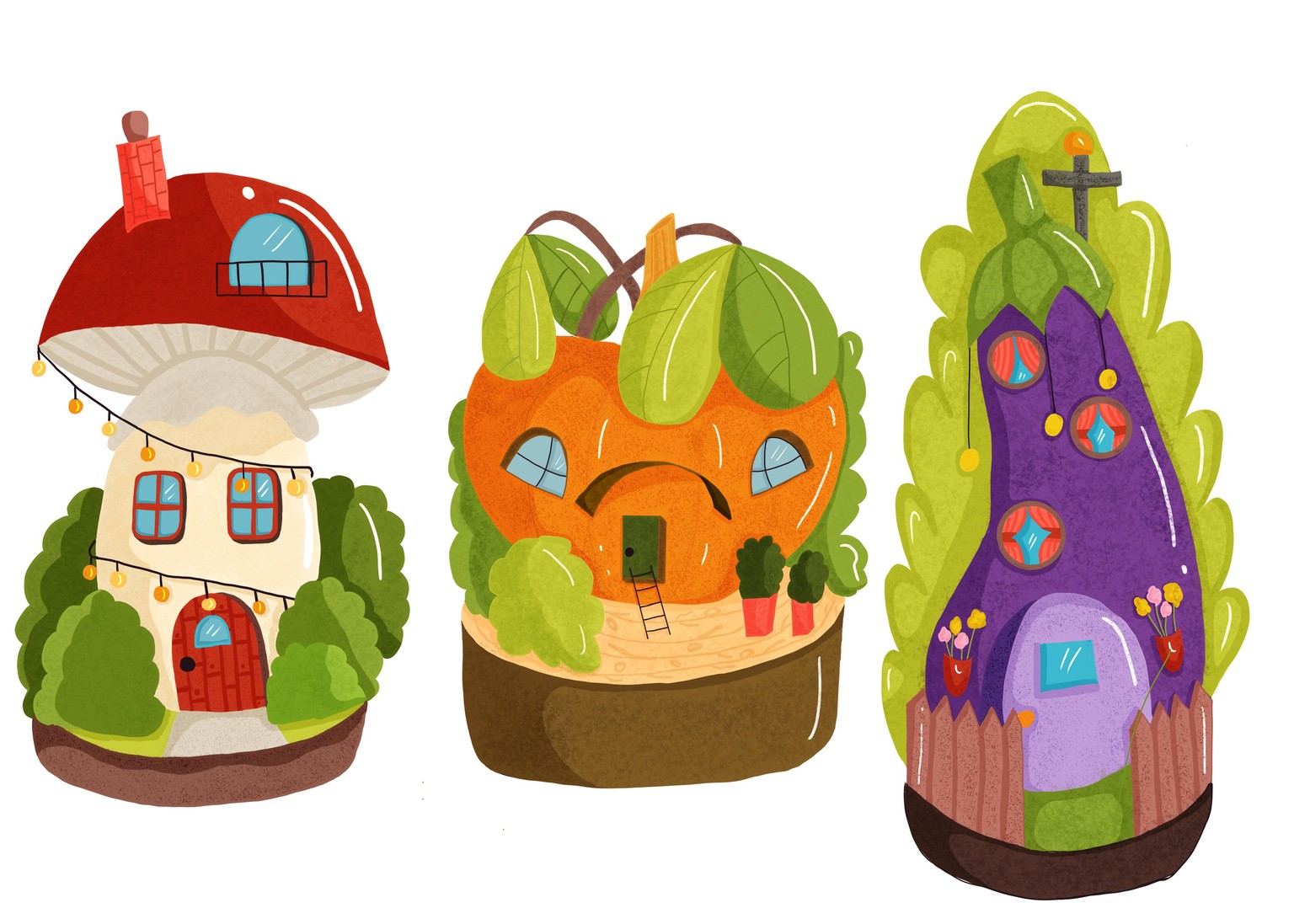 Fantasy Houses - image 1 - student project