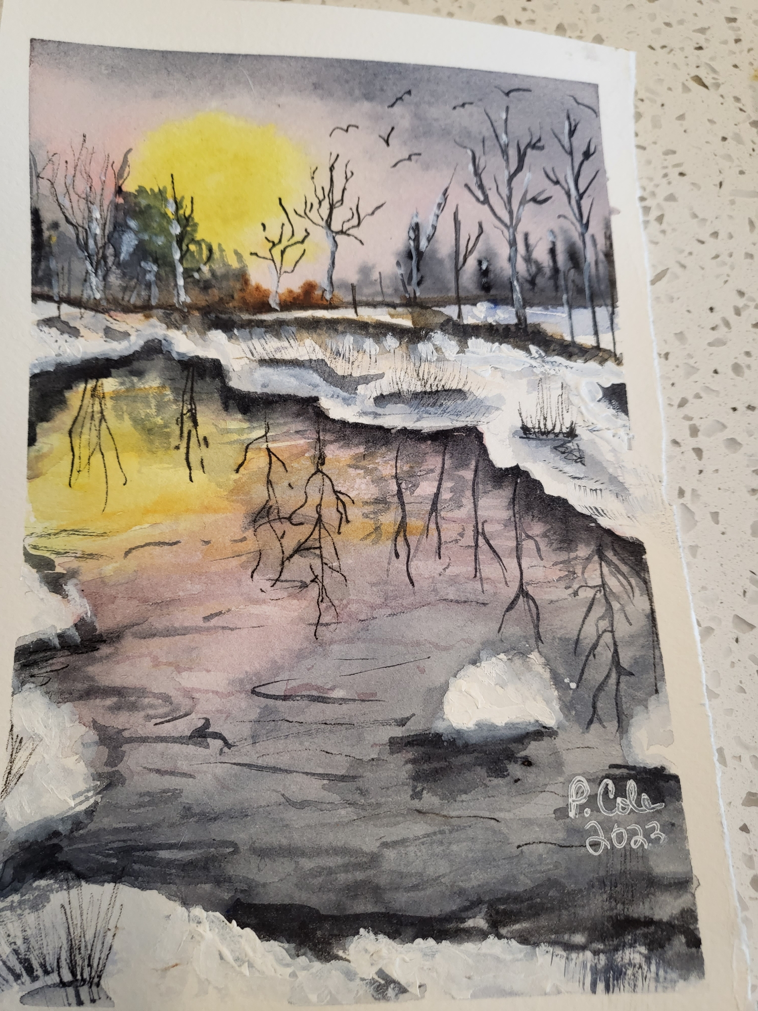 Winter lakes - image 2 - student project