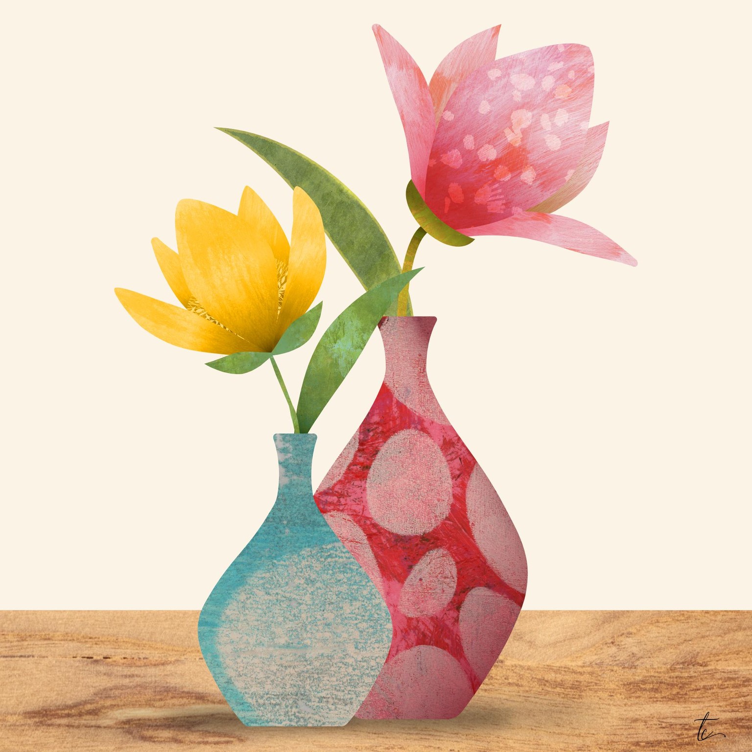 Textured Vector Florals in Affinity Designer - image 2 - student project